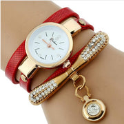 Women's Luxury Rhinestone Gold Bracelet Watch