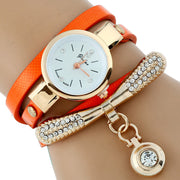 Women's Luxury Rhinestone Gold Bracelet Watch