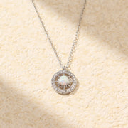 Fashion Jewelry Niche Necklace Silver Opal Asterism Diamond